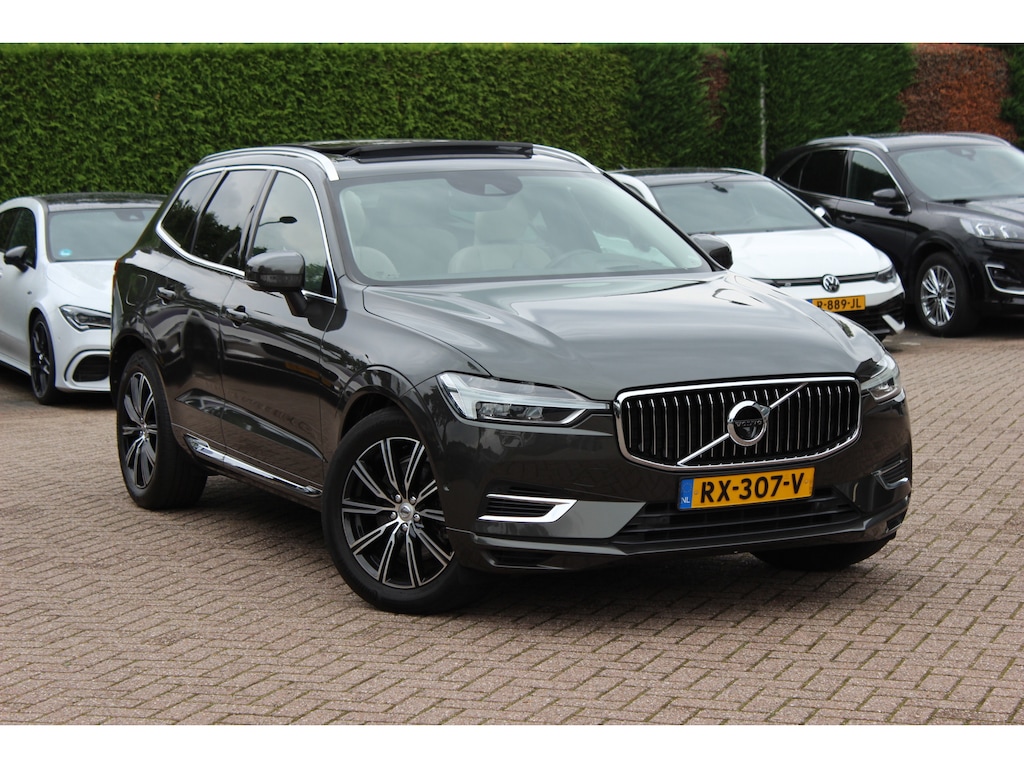 Volvo XC60 2.0 T8 Twin Engine AWD Inscription / Trekhaak / Panoramadak / 360Camera / Head-up / Bowers & Wilkens / 20'' / CarPlay / Navigatie / Stoelventilatie+Massage+Verwarming / Stuurverwarming / Dodehoek / DAB / ACC