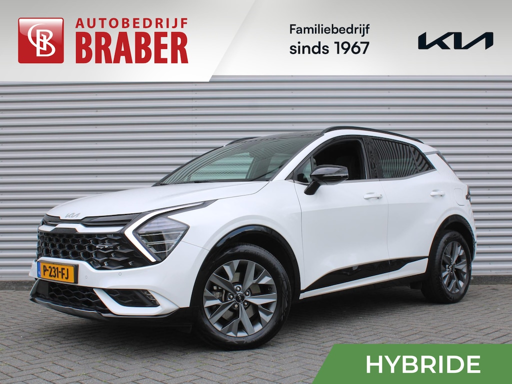 Kia Sportage 1.6 T-GDi Hybrid GT-Line | Stuur-/stoelverwarming | Elek. stoelverstelling + achterklep | Schuifdak | 18" LM | Cruise adapt. | Camera |
