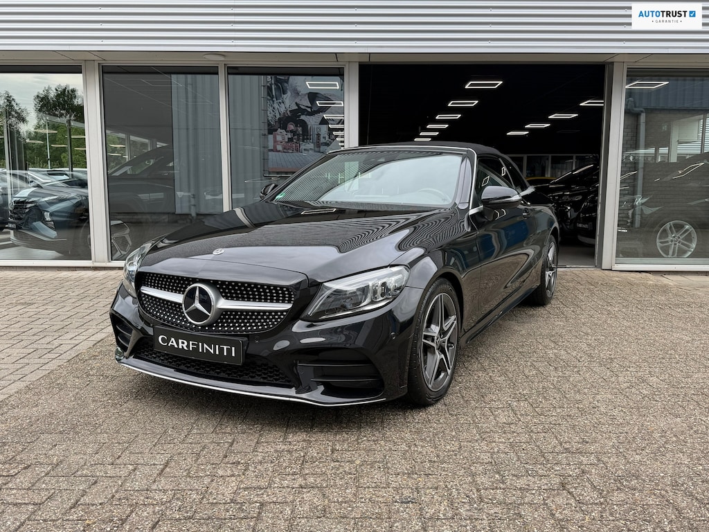 Mercedes-Benz C-klasse Cabrio 180 Premium Plus Pack AMG | Navigatie | Clima | Nek verwarming | Airscarf | Trekhaak |18" breedset.