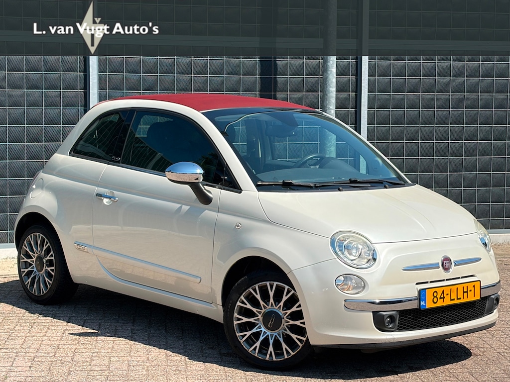 Fiat 500C 1.2 Rock Cabrio | automaat | Bianco Gioioso | leder | clima | Xenon | 1 jaar garantie