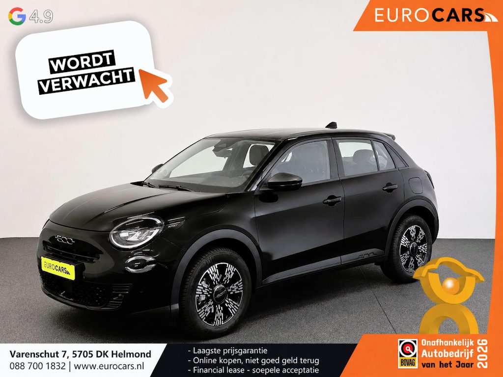 Fiat 600 1.2 Hybrid Icon Wireless CarPlay Stoelverwarming Cruise Control PDC+Camera achter Full  LED Virtual Cockpit
