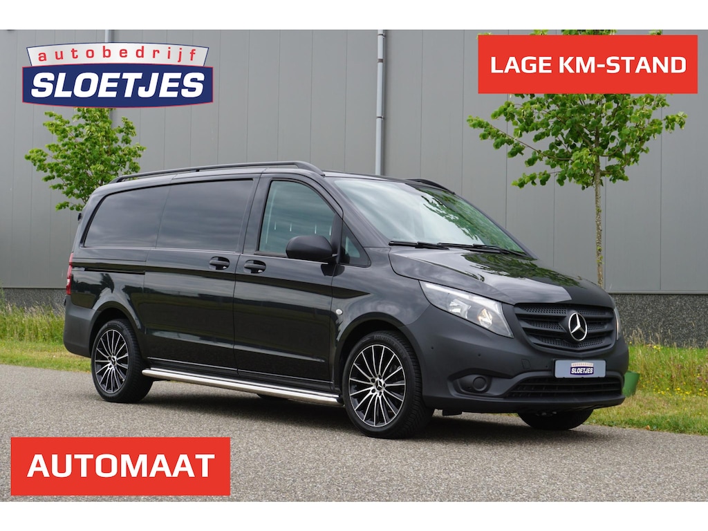 Mercedes-Benz Vito 116 CDI Lang Grijs |1e eigenaar |Automaat |Camera |Cruise |Navi |Airco |163 pk |Carplay |Android Auto |EURO6 |Lederen stuurwiel |BPM vrij!