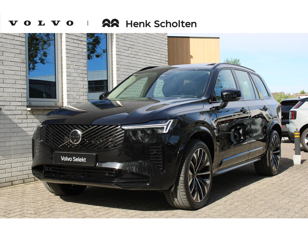 Volvo XC90 T8 Plug-in hybrid AWD Ultra Dark | Luchtvering | Panoramadak | All-season banden | Trekhaak | Head up display | Premium audio by Bowers&Wilkins | 360 graden camera | Verwarmbare voorstoelen met massagefunctie en ventilatie