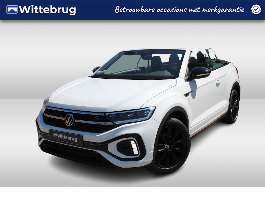 Volkswagen T-Roc Cabrio 1.5 TSI 150pk R-Line DSG Automaat Black Style / Navigatie / Afn Trekhaak / Camera / LM 18 inch / Digital cockpit / Full LED