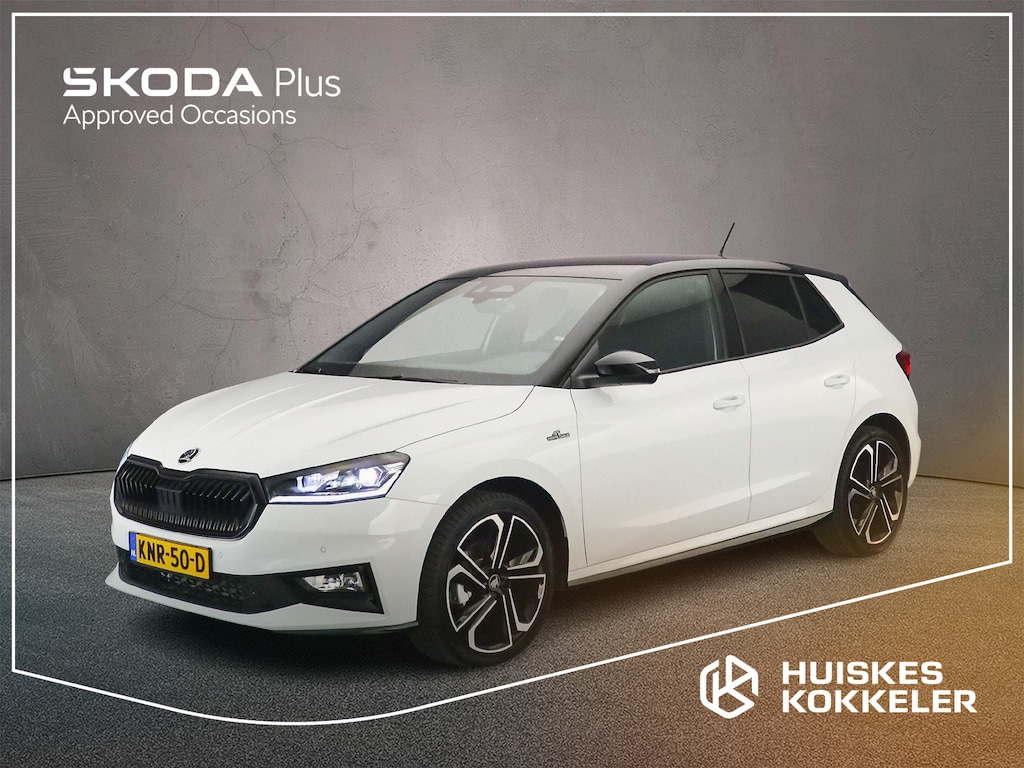 Skoda Fabia Monte Carlo 1.0 TSI 115pk DSG Automaat Adaptive cruise control, Achteruitrijcamera, Stoelverwarming, LED koplampen, App connect, Parkeersensoren