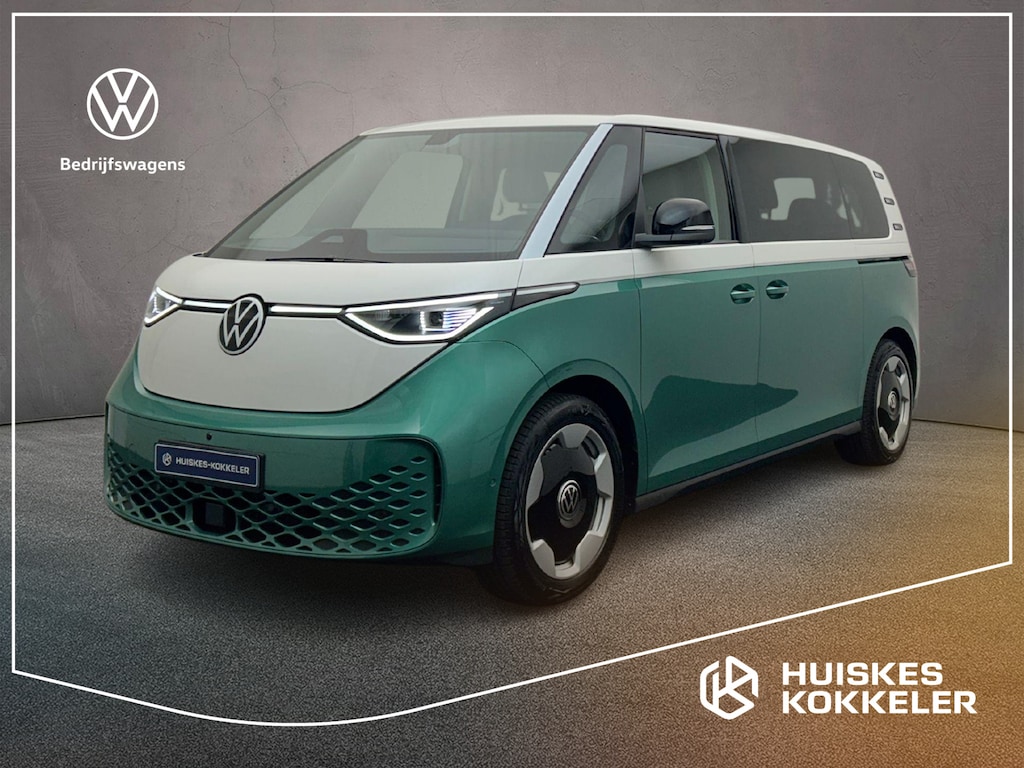 Volkswagen ID. Buzz Pro Bulli 286pk 86 kWh LWB | 7-zits | LED Matrix koplampen | Trekhaak | Elek. achterklep | Assistance Pakket Plus |  Netto-ACTIEprijs; RIJKLAAR INCL. BTW/BPM,  INRUILPREMIE (bij koop of lease via HK) |