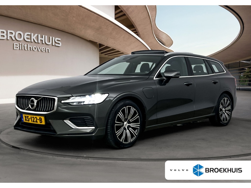 Volvo V60 2.0 T8 Twin Engine AWD Inscription | Panoramadak | Harman en Cardon | Blis | PDC V+A en camera | Adaptie Cruiscontrol | Lederen bekleding-Stoelverwarming |