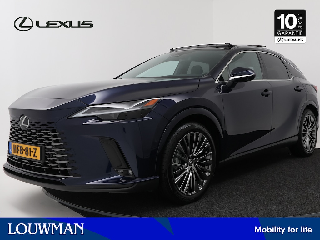 Lexus RX 450h+ Plug-in Hybrid President Line | Mark Levinson Audio | Panoramadak | 360 Camera | Stoelverwarming/-Verkoeling (Voor+Achter) | Head-up Display |