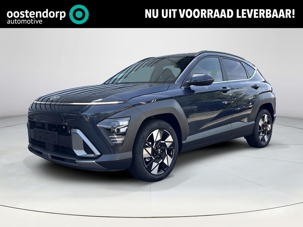 Hyundai Kona 1.6 GDI HEV Comfort Plus | WK Deal | Uit voorraad leverbaar! | Dodehoekdetectie | Elektrische achterklep | Stoel en stuurverwarming | Achterbank verwarming | AppleCarplay en Android Auto | Keyless entry en start