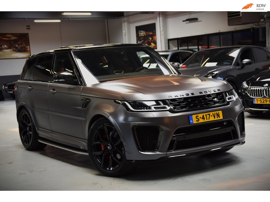 Land Rover Range Rover Sport 5.0 V8 SC SVR Leder|576pk!!|Panoramadak|SVO Kleur