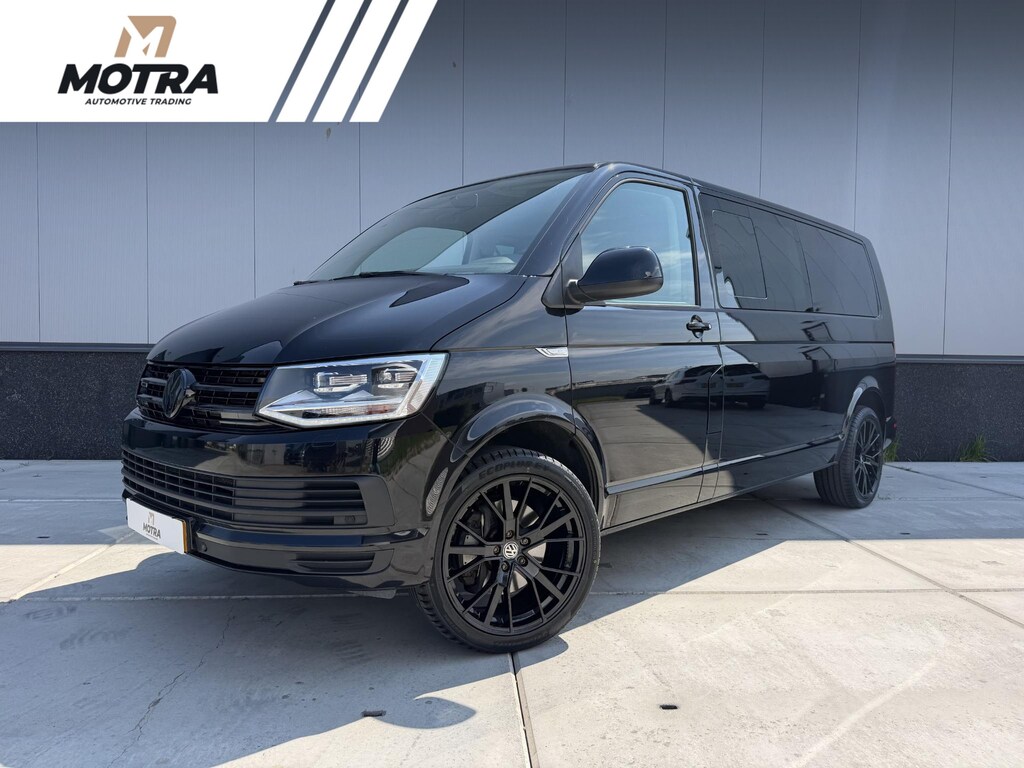 Volkswagen Transporter Caravelle 2.0 TDI L2H1 DC 4Motion Highline | LED | Trekhaak | DAB | Dubbele Cabine | Apple Carplay - Android Auto | Black Edition