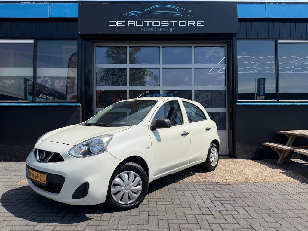 Nissan Micra 1.2 Visia Pack Airco Elektrische Ramen 128 Dkm Parelmoerwit Zeer Nette Auto !!!