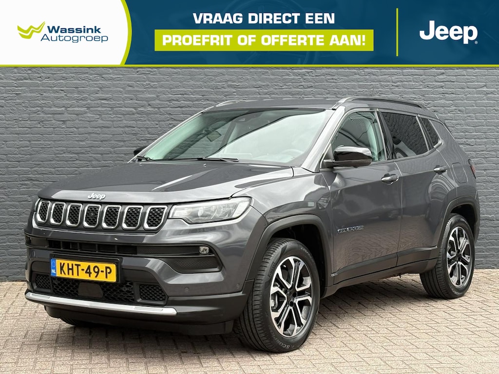 Jeep Compass 4xe 190 Plug-in Hybrid Electric Night Eagle | Adaptieve Cruise Control | 360 Graden camera | Parkeersensoren Voor en Achter | Lane assist | Apple Carplay