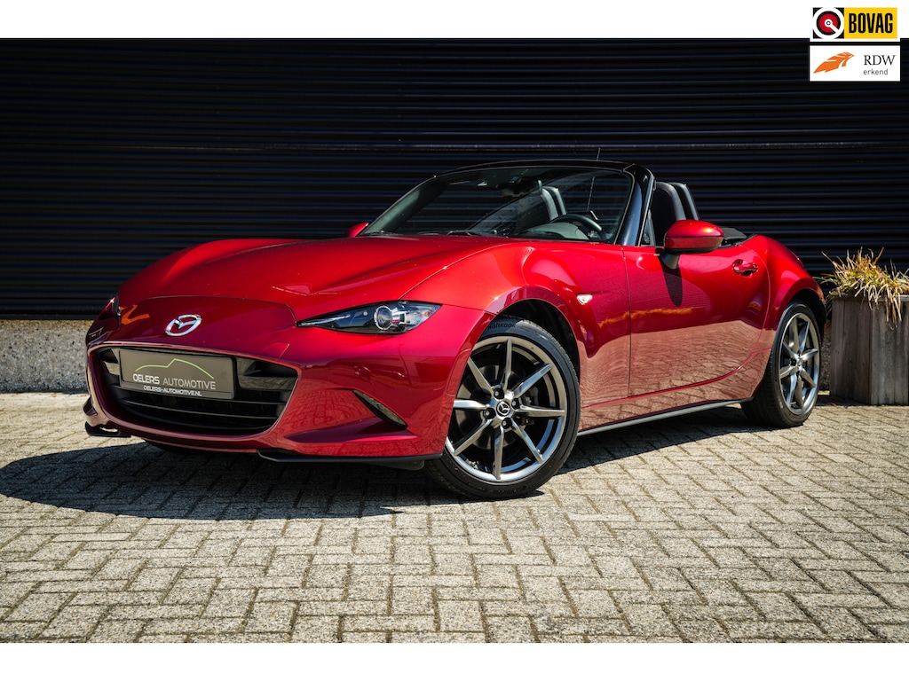 Mazda MX-5 2.0 SkyActiv-G 160 GT-M | BOSE | CRUISE | NAVI | LEDER | STOELVERW. | PDC | SOUL RED | MOOI! |