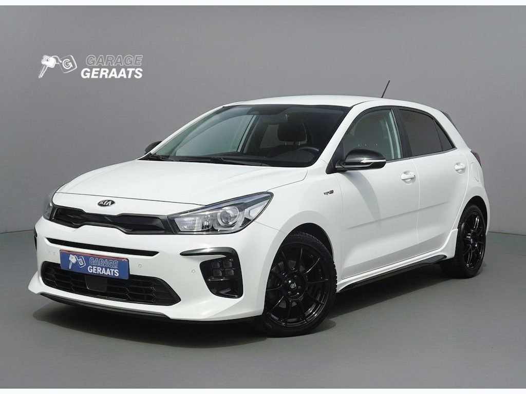 Kia Rio 1.0 TGDI GT-Line | Dodehoekherkenning, Parkeesensoren V+A & Camera, Cruise & Climate Control, CarPlay, Stuur- en stoelverwarming!