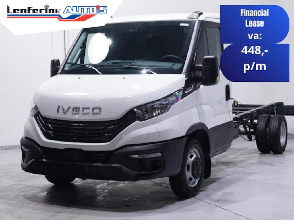 IVECO Daily 35C14 140 pk Automaat Chassis Nieuw Apple Carplay, Dubbel lucht achter, Airco ECC, Cruise, 3-Zits