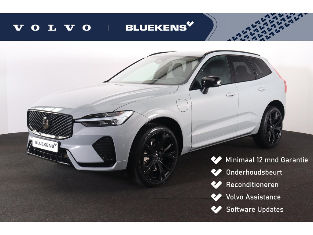 Volvo XC60 T6 Recharge AWD Plus Black Edition - IntelliSafe Assist & Surround - Harman/Kardon audio - Parkeercamera achter - Verwarmde voorstoelen, stuur & achterbank - Parkeersensoren voor & achter - Elektr. bedienb. voorstoelen met geheugen - Draadloze tel. lader - Extra getint glas - 21' LMV