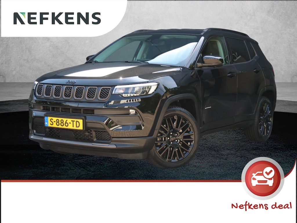 Jeep Compass 4XE 240pk Upland | Plug-in Hybrid | Rondomzicht camera | Navigatie | Stoelverwarming | 19'' LM velgen