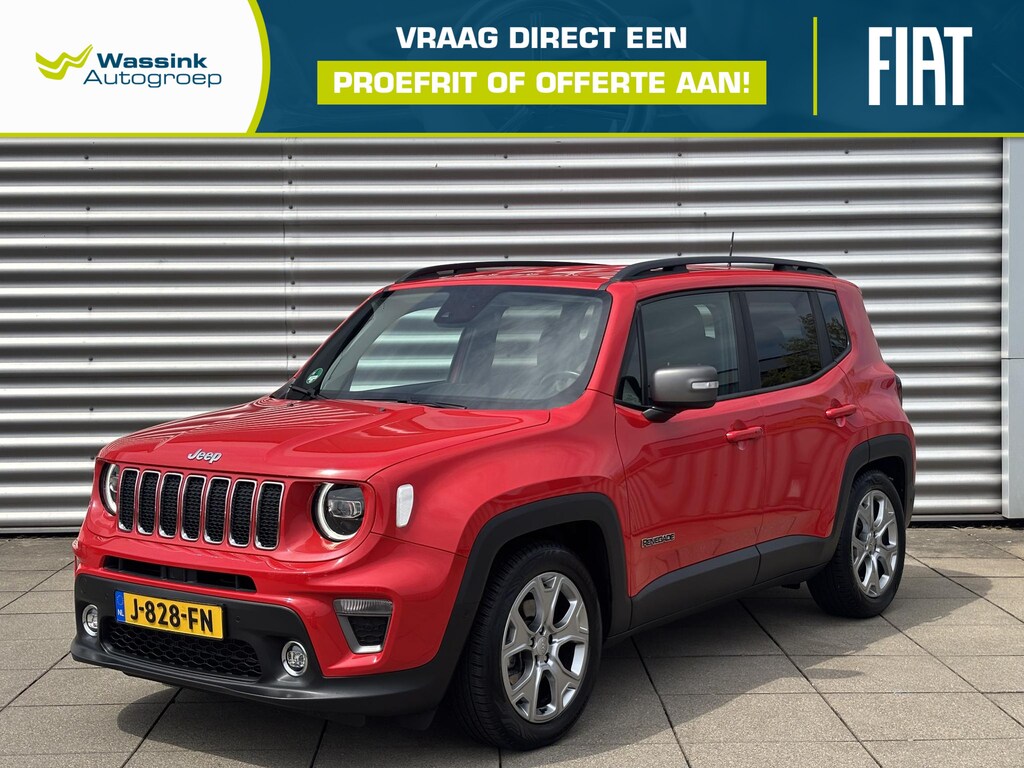 Jeep Renegade 1.3T Freedom Navigatie | Camera | Leder | Stoel/stuurwielverwarming | Climate Control | Keyless Entry