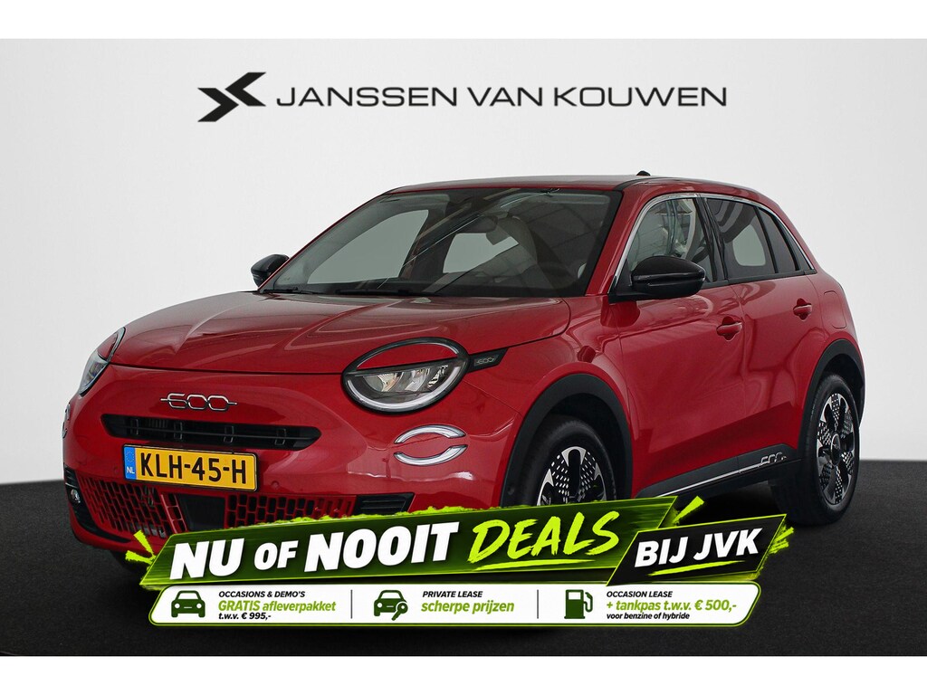 Fiat 600 1.2 Hybrid La Prima Stoelverwarming Massage Achteruitrijcamera Keyless