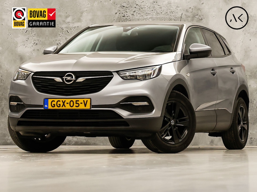 Opel Grandland X 1.2 Turbo Sport (APPLE CARPLAY, NAVIGATIE, GETINT GLAS, CRUISE, SPORTSTOELEN, ARMSTEUN, LM VELGEN, NIEUWE APK, NIEUWSTAAT)