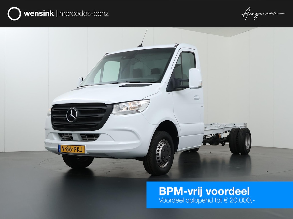 Mercedes-Benz Sprinter 515 CDI | Aut. | L3 | Chassis | Pro | BPM VRIJ | Dubbel-lucht | Bluetooth | 3-zits | Airco | Certified