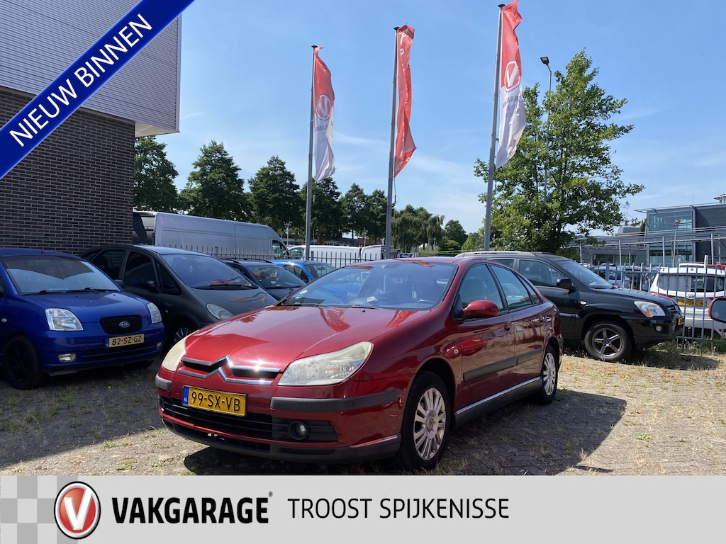 Citroën C5 2.0-16V Ligne Prestige,APK T/M 05-06-2027,Automaat,Climate&Cruisecontrol,Vol Leder,Trekhaak,Elektrischpakket,16 Inch Lmv