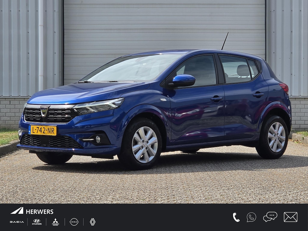 Dacia Sandero 1.0 Comfort / Dealer Onderhouden / 1e Eigenaar / Apple Carplay & Android Auto / Navigatie / Cruise Control / Airco /
