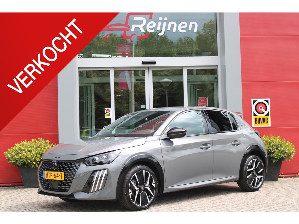 Peugeot 208 1.2 Hybrid 145PK AUTOMAAT GT | CAMERA VOOR + ACHTER | NAVIGATIE | DRAADLOZE APPLE CARPLAY/ANDROID AUTO | FULL LED KOPLAMPEN | LICHTMETALEN VELGEN 17" | DODEHOEK DETECTIE | DRAADLOZE TELEFOONLADER | KEYLESS ENTRY/START | DAB+ RADIO | ADAPTIVE CRUISE CONTROL |