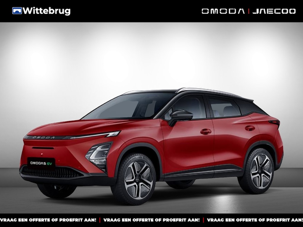 Omoda 5 EV Premium 61 kWh Volledig Elektrisch met 430 km WLTP RANGE, Lederen bekleding en Stoelverwarming Nog 1 leverbaar uit voorraad met dit prijsvoordeel a € 3.000,=