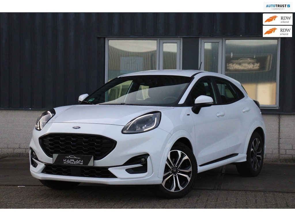 Ford Puma 125PK Hybrid ST-Line LED Stoel/Stuur/Ruitverw BTW CarPlay Navi Cruise Lane