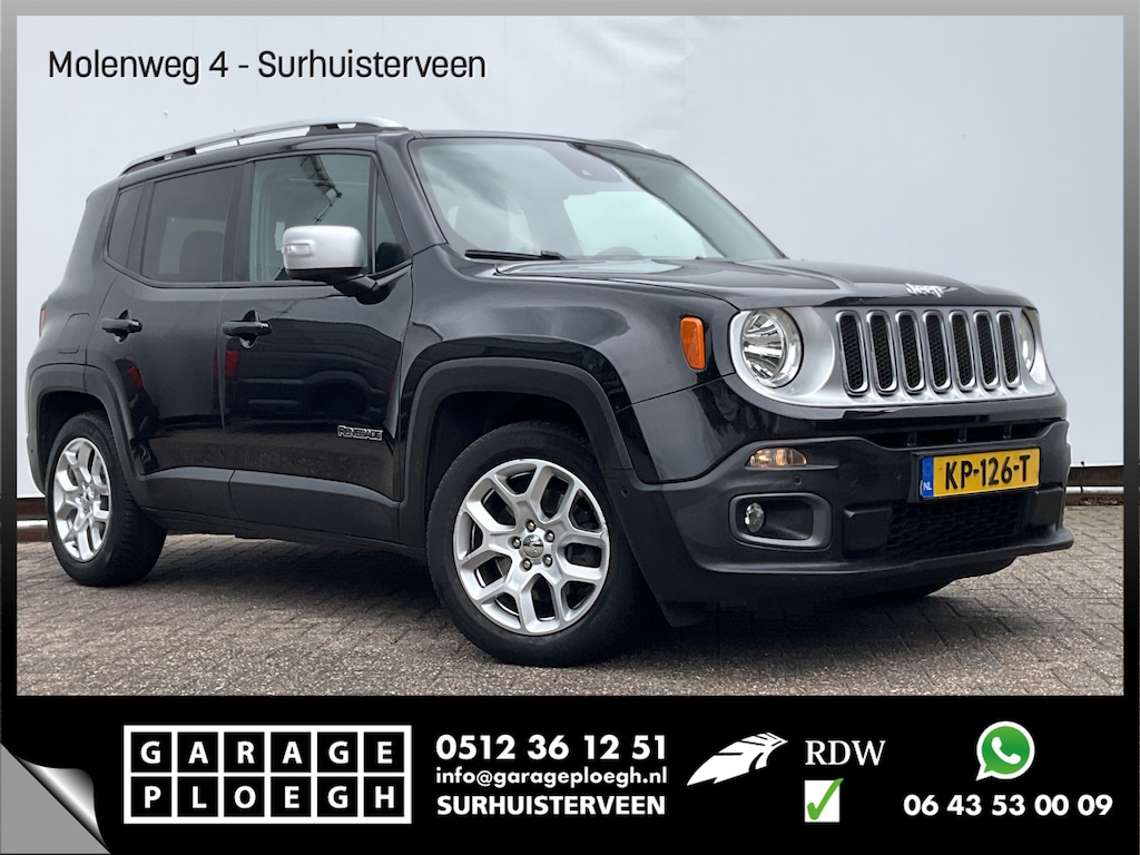 Jeep Renegade 1.4 141pk Automaat Limited Pano Navi Clima Cruise Trekhaak