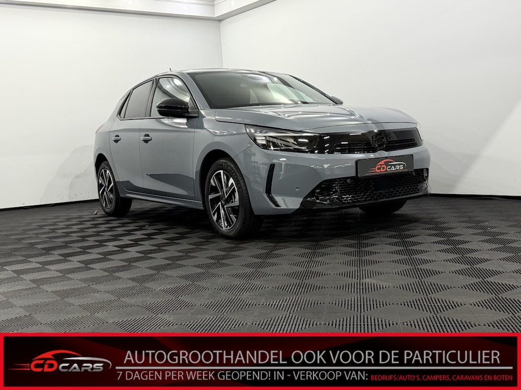 Opel Corsa 1.2 Turbo Hybrid GS Camera, Half leder, Apple carplay, Stoel/stuurverwarming, Cruise control adaptief,