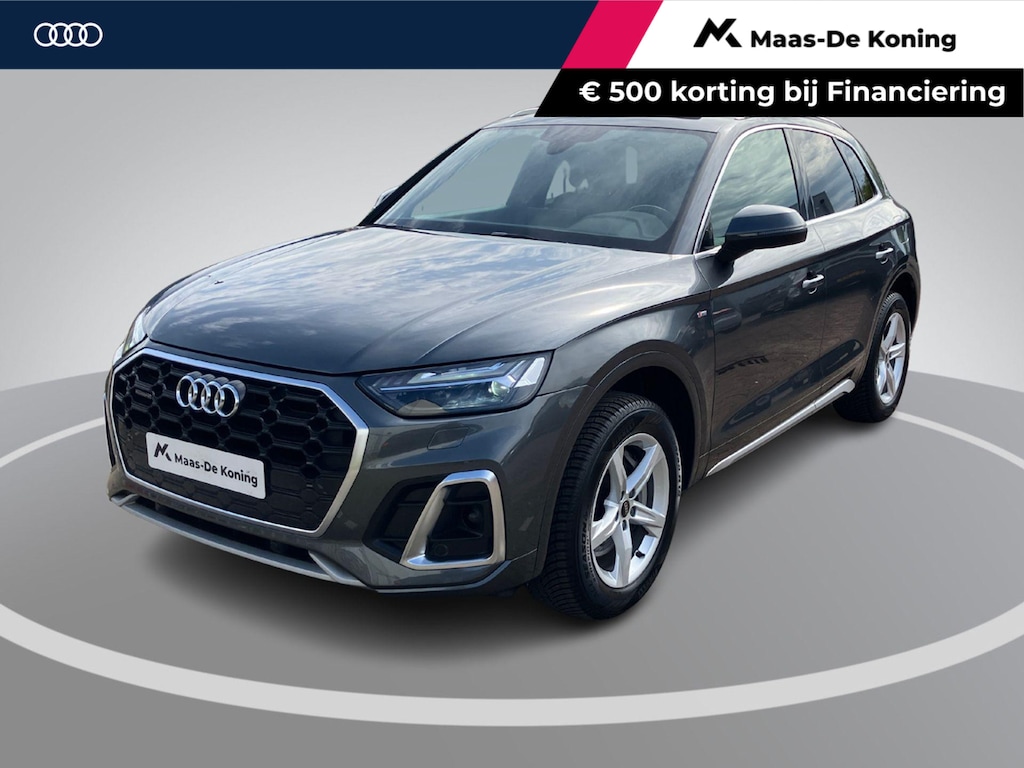 Audi Q5 50 TFSIe 220kW/299PK S Line · Panoramadak · Camera · Apple/Android Car Play · Adaptive Cruise Control · Navigatie · Drive select