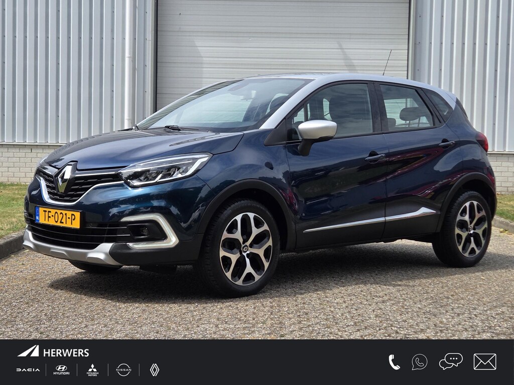 Renault Captur 0.9 TCe Intens / Camera / Trekhaak / Sensoren Achter en Voor / Android Auto / Reservewiel / Navigatie / Dodehoekdetectie /