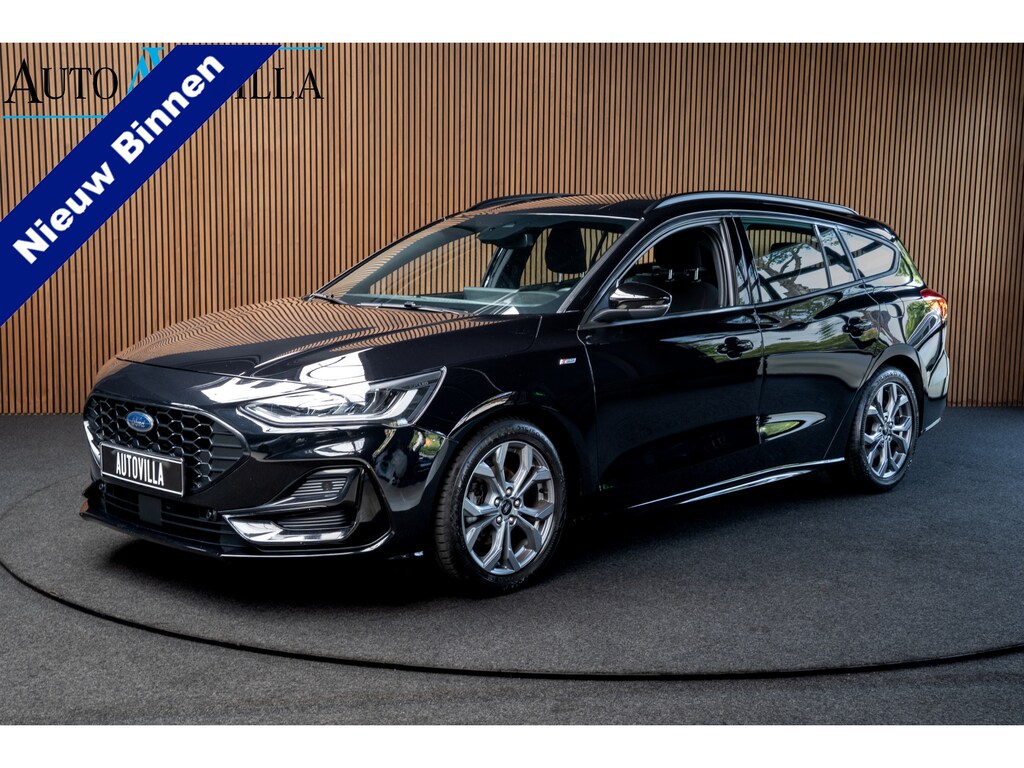 Ford Focus Wagon 1.0 EcoB. Hybrid ST Line Navi Camera Climate PDC LED Zwarte hemelbekleding LM velgen