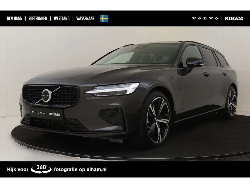 Volvo V60 T8 PLUG-IN HYBRID AWD ULTRA DARK *FULL OPTIONS!* -PANO.DAK|BOWERS&WILKINS|GEVENT.LEDER+MASSAGE|360°CAM|HEAD-UP DISP.|TREKHAAK|19"|Soh:100%