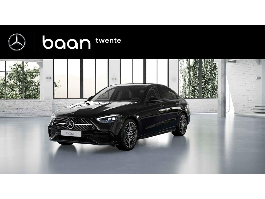 Mercedes-Benz C-klasse C 300 e 140 Years Edition | AMG Line | Panoramadak | Trekhaak | Memorypakket | 360 Camera | Stoelverwarming voor | Spiegelpakket | Nightpakket
