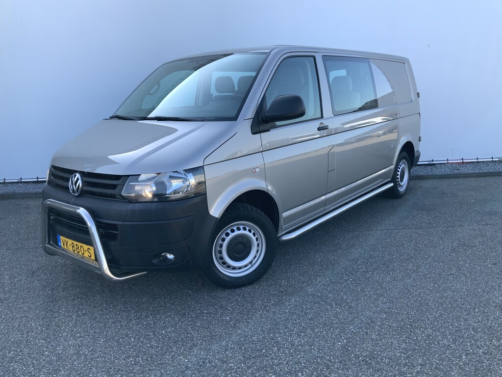Volkswagen Transporter 2.0 TDI L2H1 Dub Cab Automaat Airco 6 Zits Bulbar Side Bar Trekhaak 2500 kg Euro 5