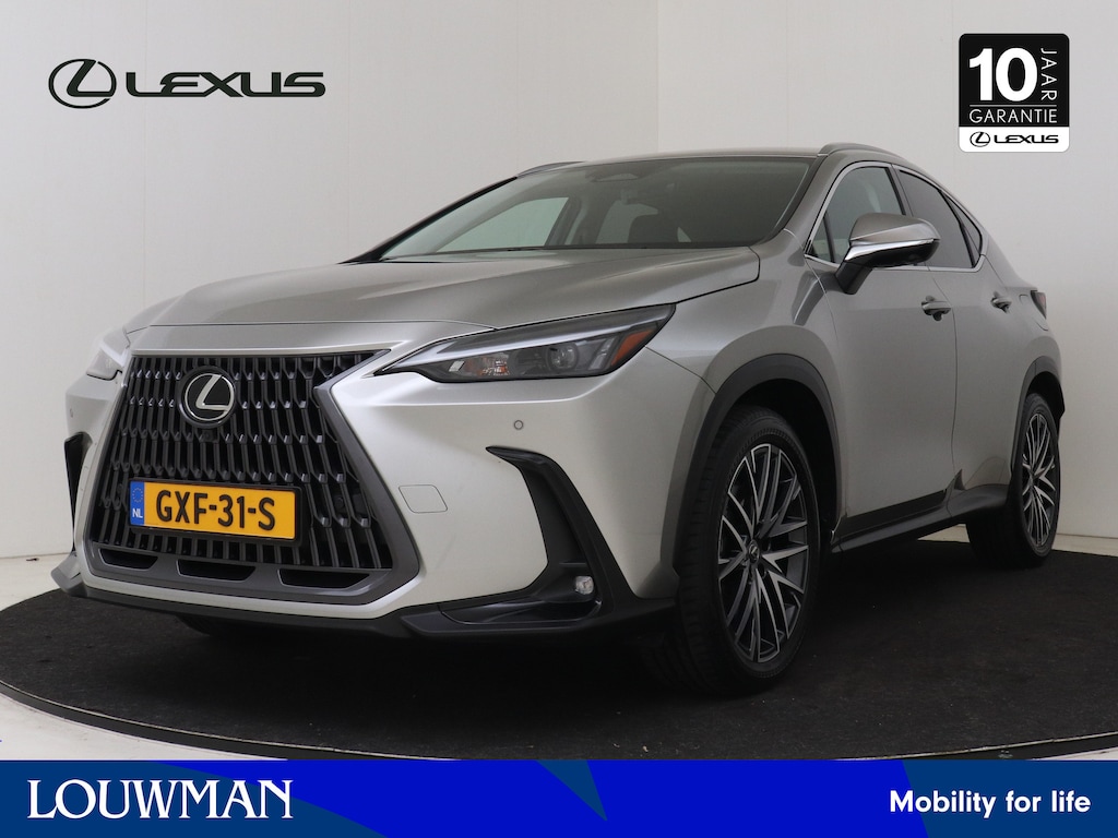 Lexus NX 450h+ AWD Luxury Line | Dealer Onderhouden | Memory Seats | Stoel+stuurverwarming| Stoelventilatie | 360 camera | Blind Spot Monitor | Elektrische Achterklep |