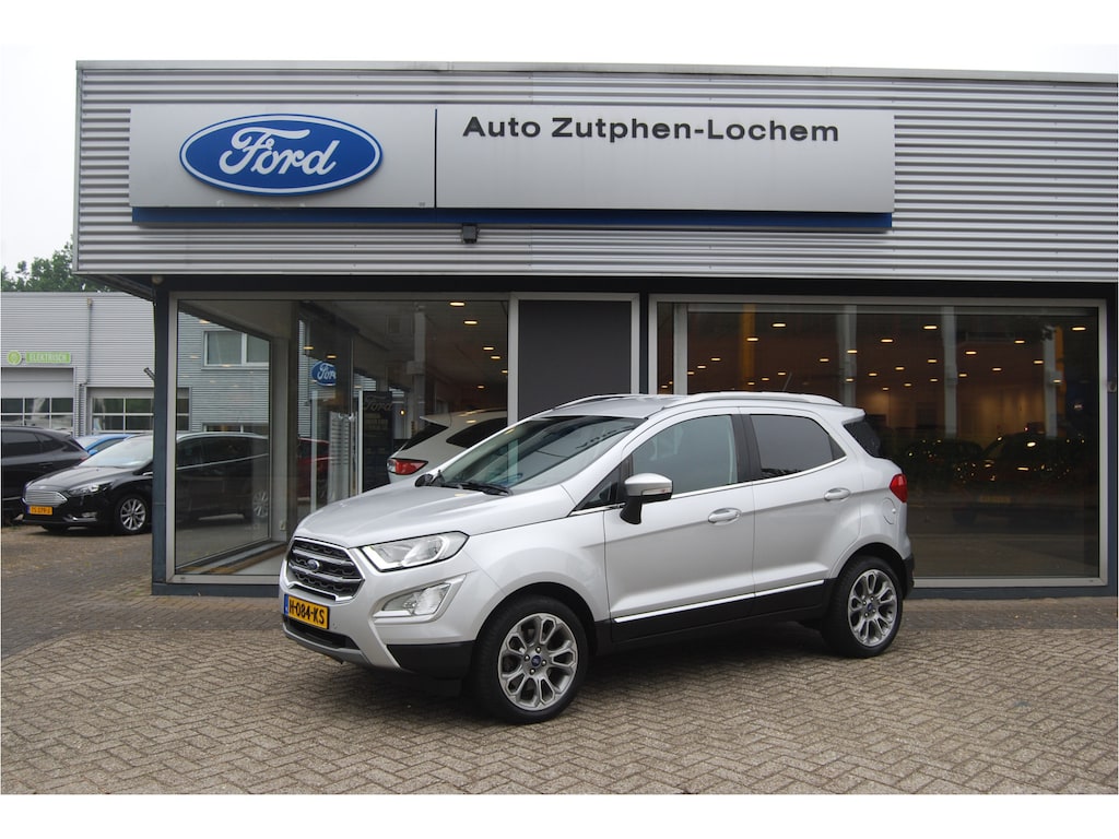 Ford EcoSport 1.0 EcoBoost Titanium AUTOMAAT | STOEL/STUUR-VOORRUITVERWARMING | NAVIGATIE | PARK.CAMERA + SENSOREN