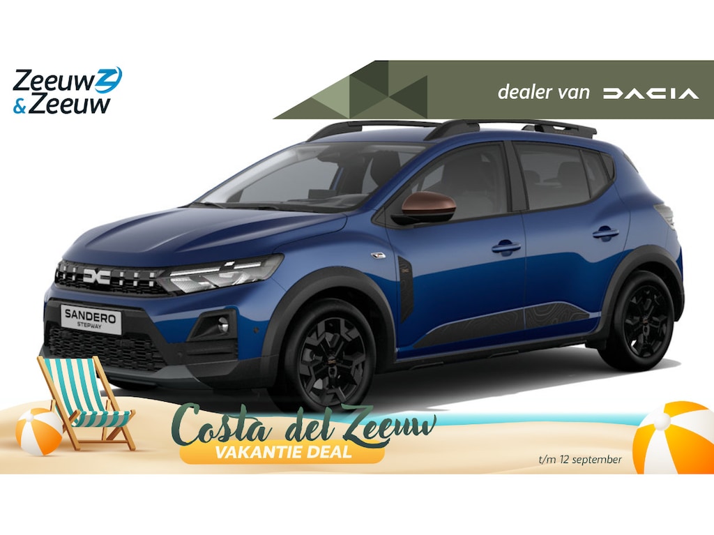 Dacia Sandero Stepway TCe 110 limited edition NU met € 1.900,- Zeeuw & Zeeuw voorraadkorting en GRATIS 5 jaar fabrieksgarantie tot 100.000km | 1,9% Actiefinanciering i.c.m. Dacia 50/50 Deal |