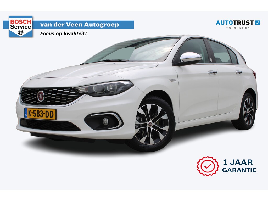 Fiat Tipo 1.4 Mirror | Incl. 12 maanden garantie | Cruise control | Airco | Trekhaak | DAB radio | navigatie | Bluetooth | Parkeercamera |