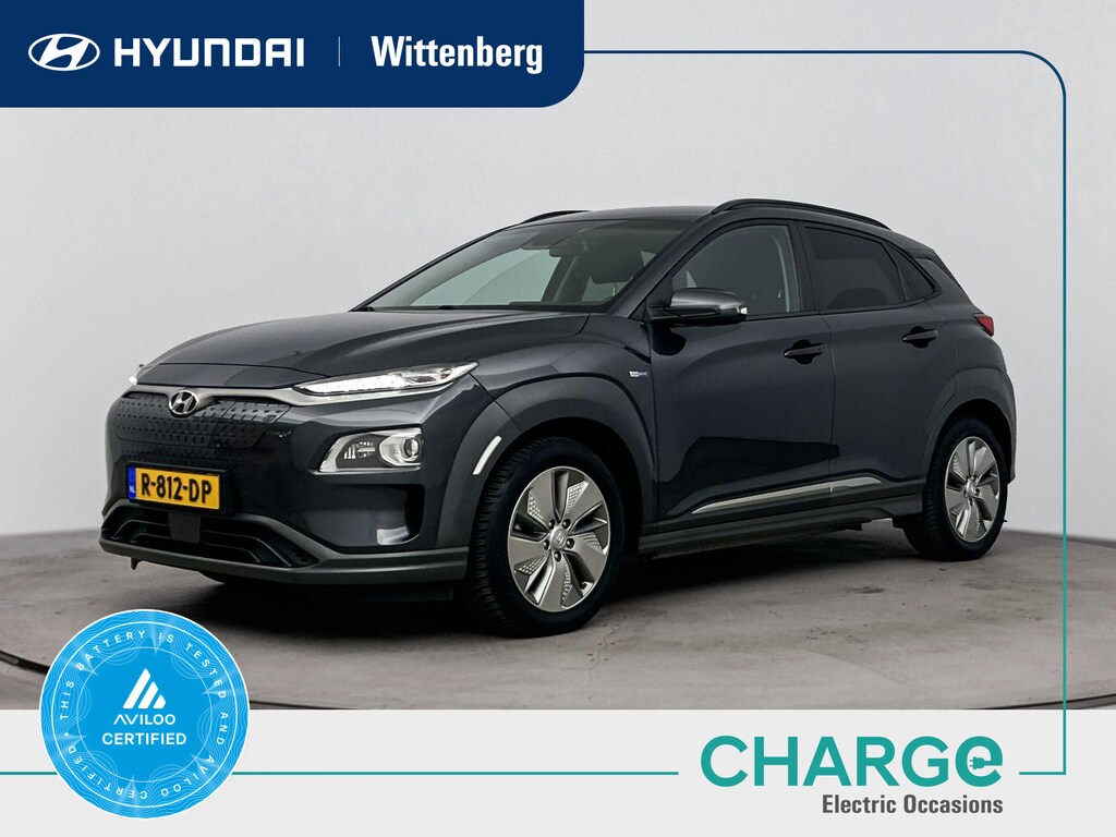 Hyundai Kona Electric EV COMFORT SMART 64 kWh | SOH 95.1% | NAVIGATIE | HUD | STOEL/STUURVERWARMING | ACHTERUITRIJ CAMERA |