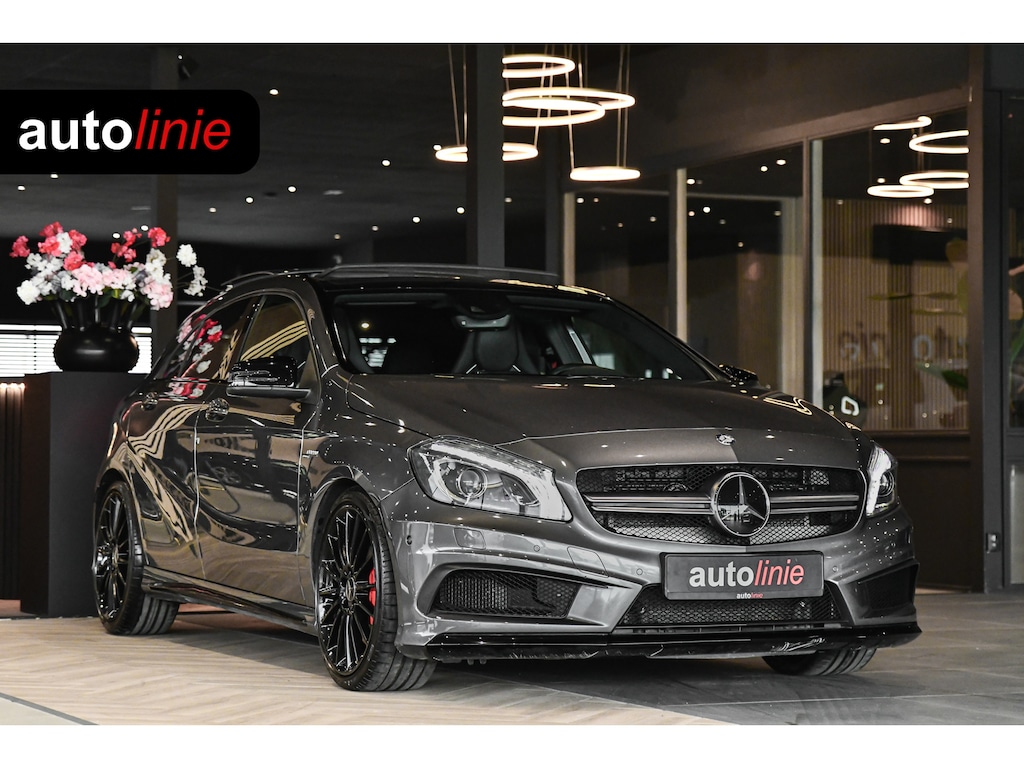 Mercedes-Benz A-klasse AMG 45 4MATIC, Schaalstoelen, Pano, Memory, Camera, Harman/kardon!