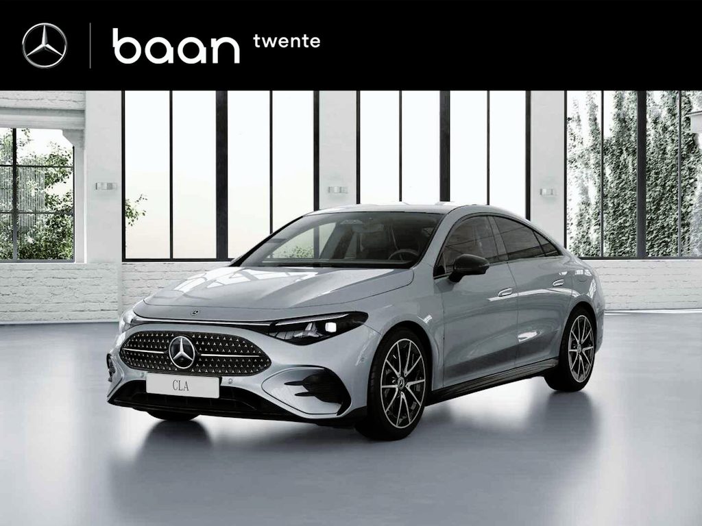 Mercedes-Benz CLA 180 Business Solution AMG | Memorypakket | Vast panoramadak | Stoelverwarming voor | Spiegelpakket | Nightpakket