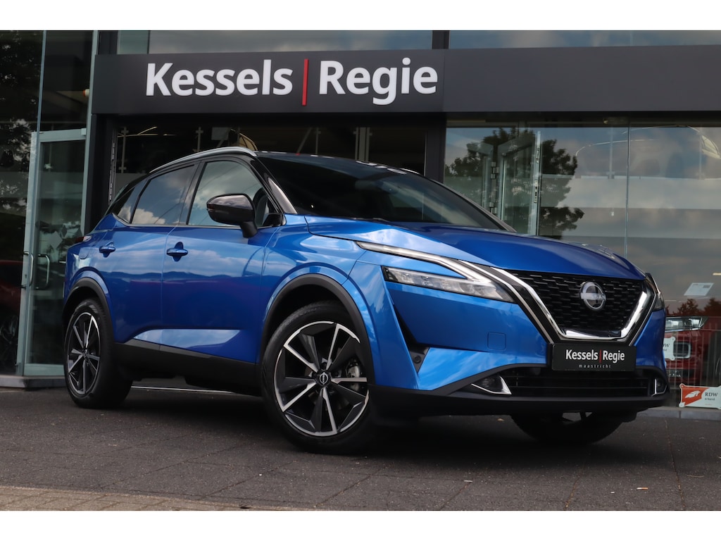 Nissan Qashqai 1.3 MHEV Xtronic 4WD Tekna Pano | HuD | ACC | 360 | Blis | Keyless | CarPlay | El.klep | Stuur/Stoelverwarming