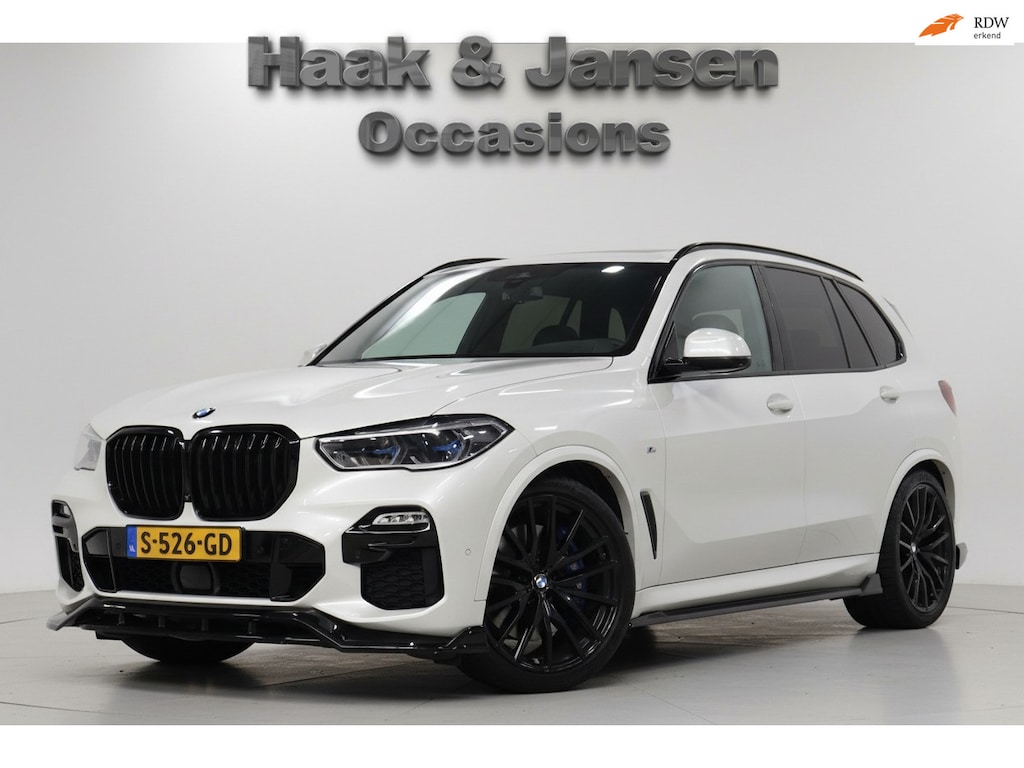 BMW X5 XDrive40i High Executive M-Sport Softclose Luchtvering Panoramadak Skylounge Keyless Massage Trekhaak Crystal H/K Headup