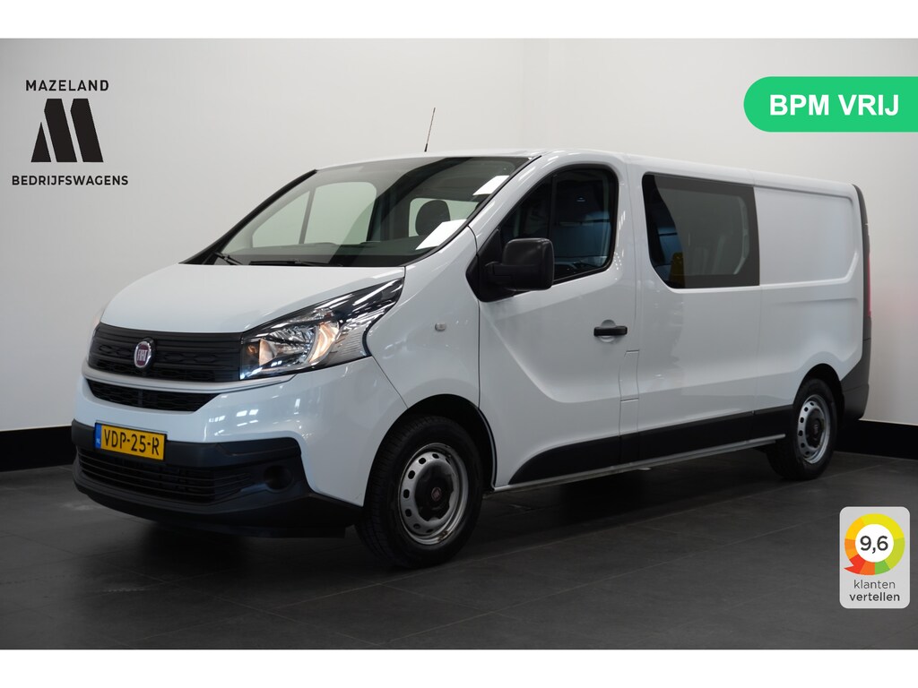 Fiat Talento 1.6 MJ 125PK L2 Dubbele Cabine EURO 6 - Airco - Navi - Cruise - € 12.499,- Excl.