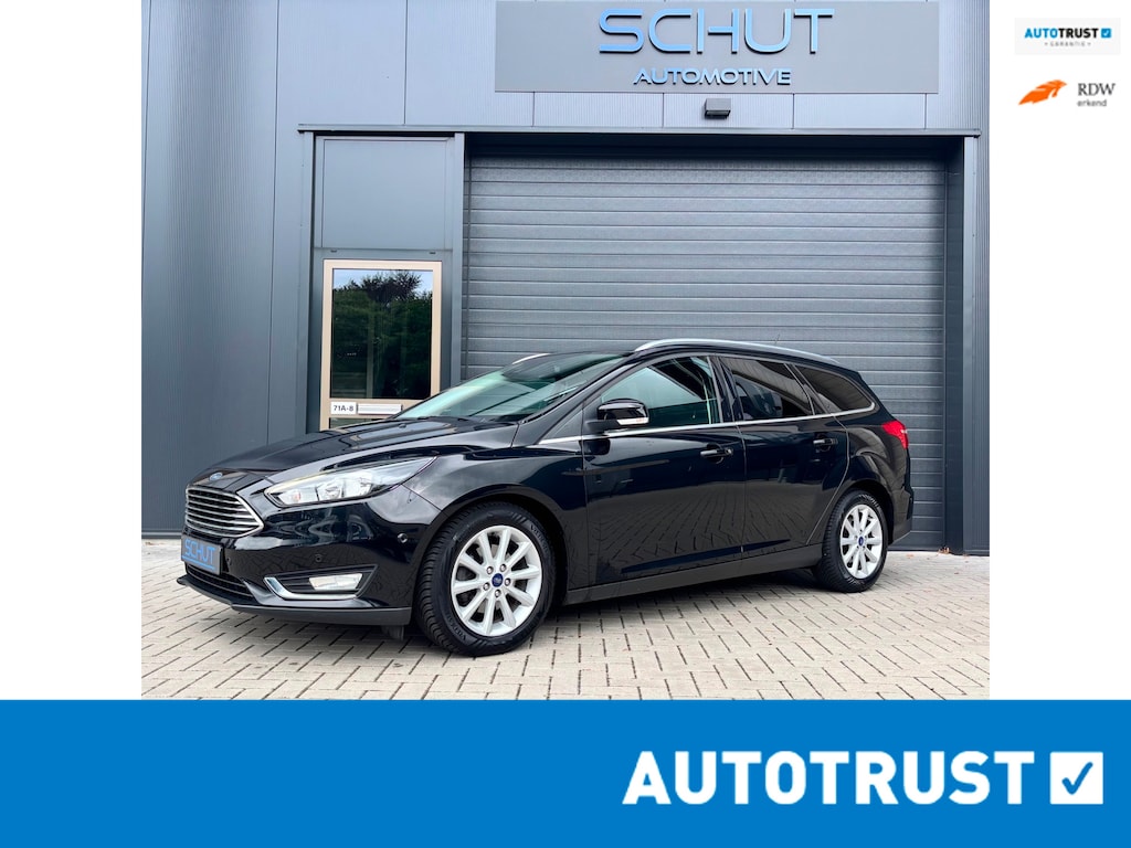 Ford Focus Wagon 125pk Titanium NAVI | CLIMA | CARPLAY | TREKHAAK AFNEEMBAAR | STOEL + STUURVERWARMING | PARKASSIST | VOL OPTIES